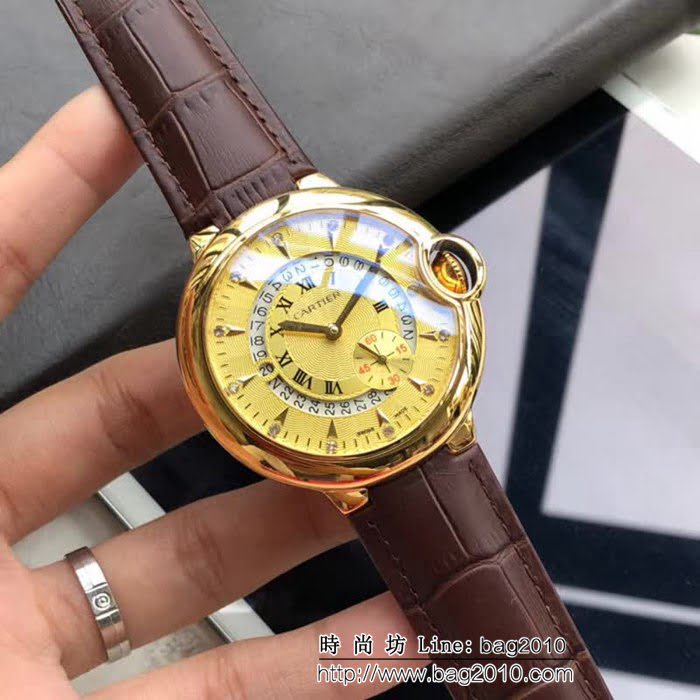 CARTIER卡地亞 新款 獨家首發 簡約時尚精品男士腕表 WSS2578